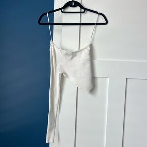 Kendall & Kylie One Shoulder Long Sleeve Top